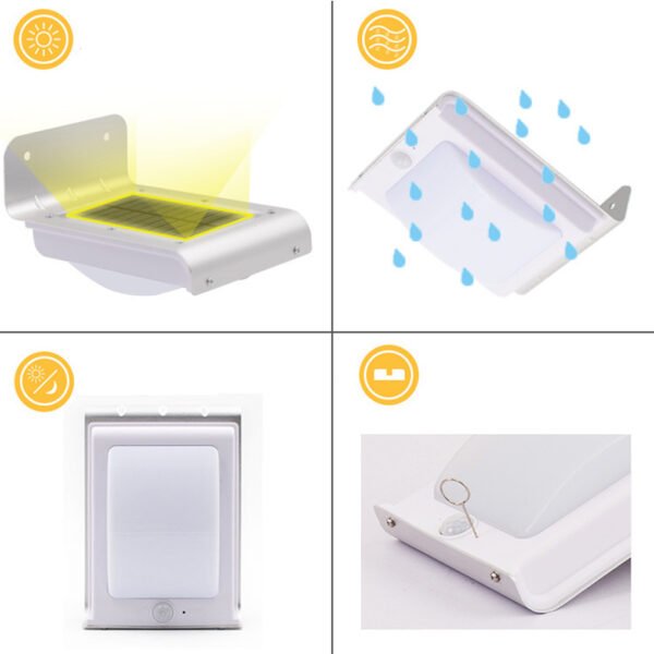 Compact Solar Lantern Garden Security Outdoor Waterproof Lamp Remote Control Road - Image 4