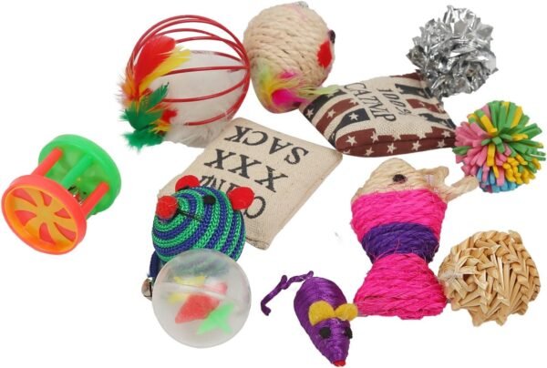Cat Toys Variety Pack for Kitty 20 Pieces - Image 3